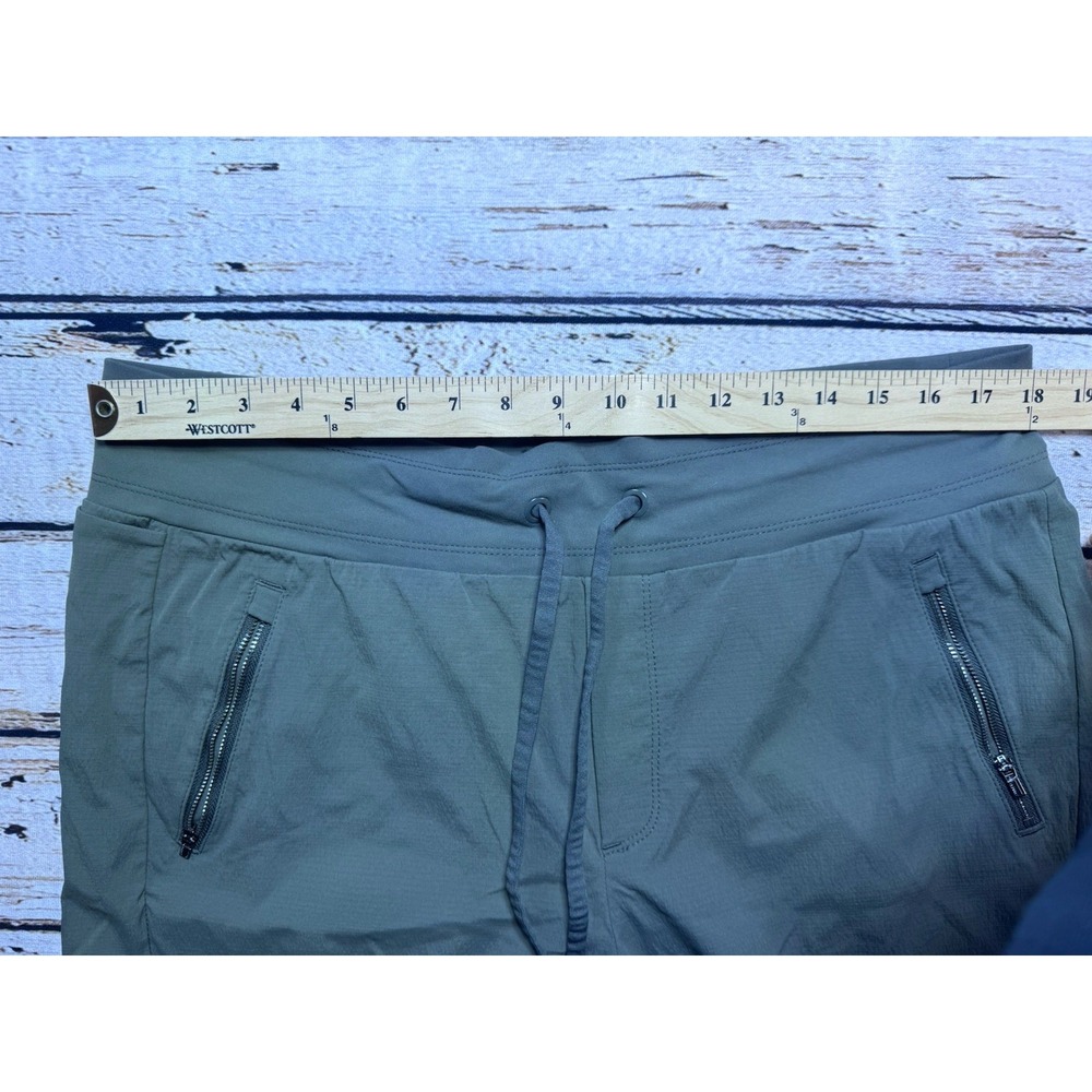 Athleta Trekkie North Jogger Pants Nylon Women's 16 Green Stretch Casual Tapered - Picture 5 of 6